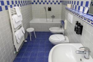 Koupelna v ubytování Albergo Ristorante Il Verbano