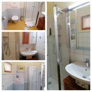 Koupelna v ubytování FerienAppartments Landhaus FühlDichWohl