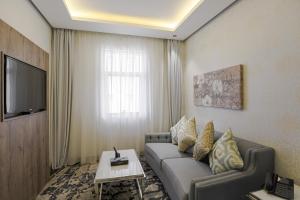 Khu vực ghế ngồi tại Gacine Hotel Al Tahlia