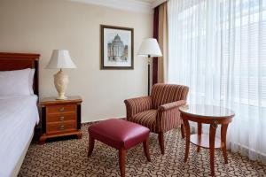 Posezení v ubytování Leipzig Marriott Hotel