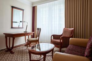 Posezení v ubytování Leipzig Marriott Hotel