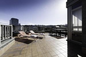 Balkón alebo terasa v ubytovaní Someso Apartamentos Turisticos