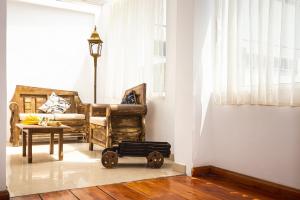 Posezení v ubytování HOSTAL DEL RÍO