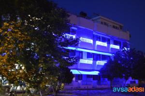 Budova, kde se aparthotel nachází