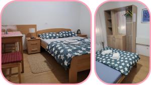 Postel nebo postele na pokoji v ubytování Apartmani Apolon + 37 fotografií
