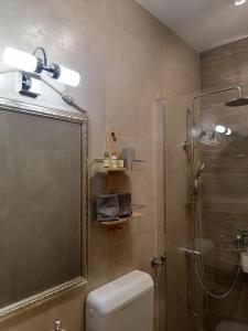 Koupelna v ubytování Slim apartman i sobe