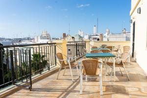 Balkón nebo terasa v ubytování Residencia Universitaria Cadiz Centro