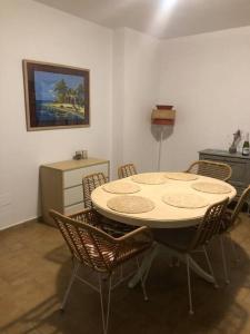 Posezení v ubytování Duplex Penthouse "Playa Y Palmeras"