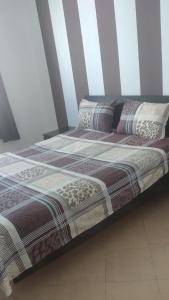 Кровать или кровати в номере Bel appartement à 5min de la plage
