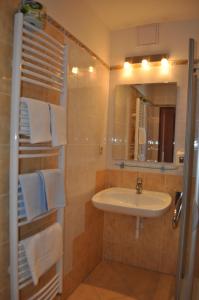 Koupelna v ubytování Penzion u Coufalů