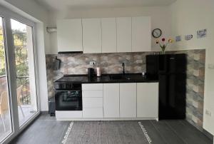 Kuchyň nebo kuchyňský kout v ubytování Apartment LALA + 29 fotografií