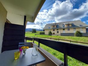 Balkón alebo terasa v ubytovaní Villard je t'aime - Résidence Les Tennis - 2 Appartements 2 pièces 5 p et 6 p