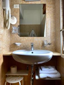 Koupelna v ubytování Hotel Vallisdea
