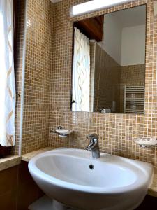 Koupelna v ubytování Hotel Vallisdea