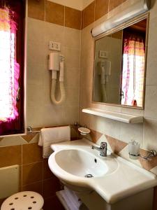 Koupelna v ubytování Hotel Vallisdea