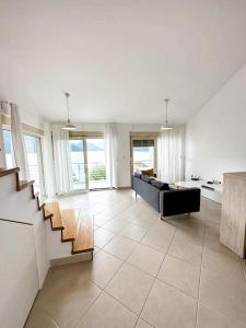Posezení v ubytování Duplex Kotor Ljuta with great views