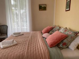 Posteľ alebo postele v izbe v ubytovaní VILLA LA VISTULE