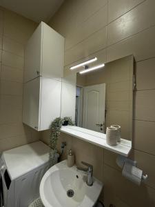 Koupelna v ubytování Apartment in Vir with balcony, air conditioning, WiFi, washing machine 4762-1 + 37 fotografií