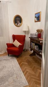 A seating area at Casa Sass