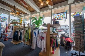 a store with a bunch of clothes on display at Tangiers Resort Motel in Wildwood Crest