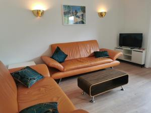Posezení v ubytování Ferienwohnung Vogelsang im Schwarzwald