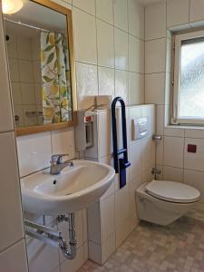 Koupelna v ubytování Ferienwohnung Vogelsang im Schwarzwald
