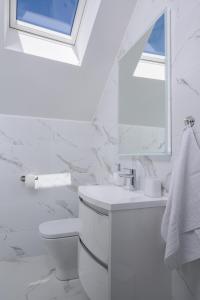 Koupelna v ubytování Apartman Mala plaža 2