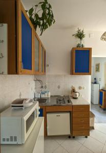 Kuchyň nebo kuchyňský kout v ubytování Apartman Nada