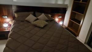 Postel nebo postele na pokoji v ubytování Copa cabana