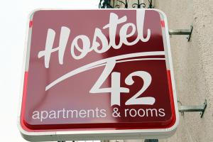 Certifikát, hodnocení, plakát nebo jiný dokument vystavený v ubytování Hostel 42