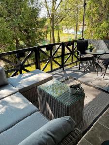 Balkón nebo terasa v ubytování Balaton Breeze Apartman