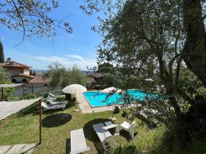 Kolam renang di atau dekat dengan Alloggi in Villa storica