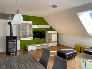 Kuchyň nebo kuchyňský kout v ubytování Ferienwohnung Igerc + 17 fotografií