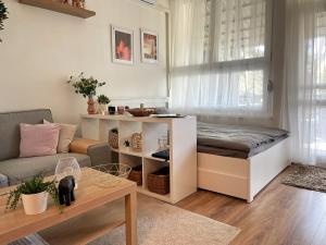 Posezení v ubytování Balaton Breeze Apartman