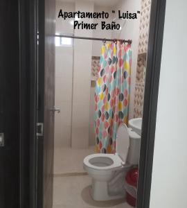 Koupelna v ubytování Apartamento JHON