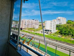 En balkon eller terrasse på Seaside Apartment 15