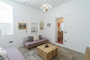 A seating area at LIVIN Hydra Garden Suite
