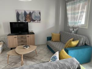 TV a/nebo společenská místnost v ubytování Apartment Efi