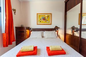 Posteľ alebo postele v izbe v ubytovaní SunnyApartment