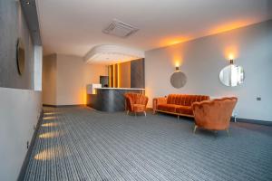 Posezení v ubytování Center Suite
