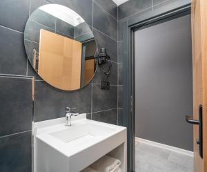 Koupelna v ubytování Center Suite