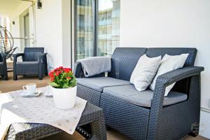 Posedenie v ubytovaní Marina Apartament 13 Iława - z prywatnym miejscem parkingowym