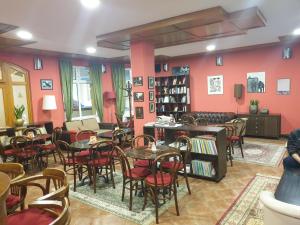 Posezení v ubytování Art Garni Hotel