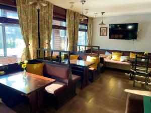 Posezení v ubytování Bergbach