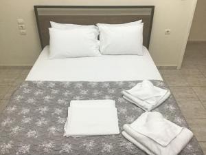 Thodorou View Maisonette tesisinde bir odada yatak veya yataklar