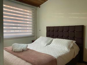 Postel nebo postele na pokoji v ubytování Como en casa