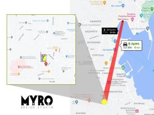 a map of the mro battlefield study area at Υ27 Modern Design Studio in Mytilini