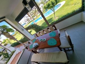 Κήπος έξω από το Appartement de vacances à Cabo avec vue sur mer