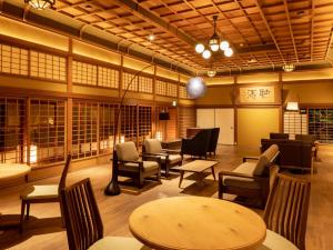 Prostor za sedenje u objektu Ryokan Onomichi Nishiyama