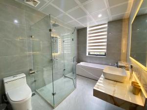 Koupelna v ubytování Daily Hotel Halong